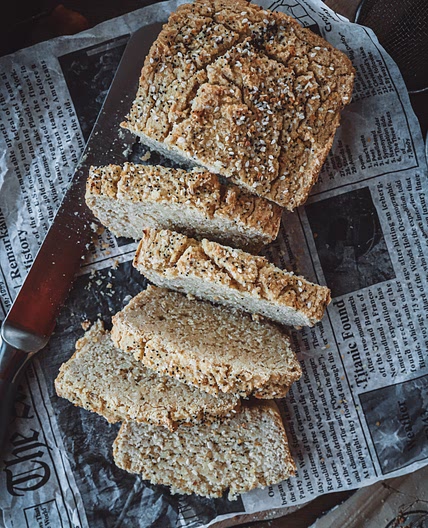 5 Ingredient Grain-free Everything Bagel Sandwich Bread