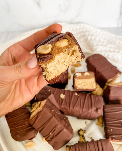 Healthy Snickers Bars