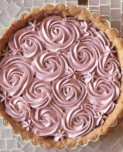 Earl Grey-Lavender and Lemon Tart
