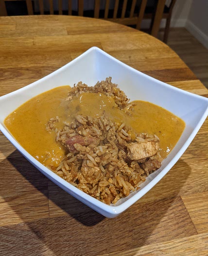 Chicken Fried Rice w/Curry Sauce