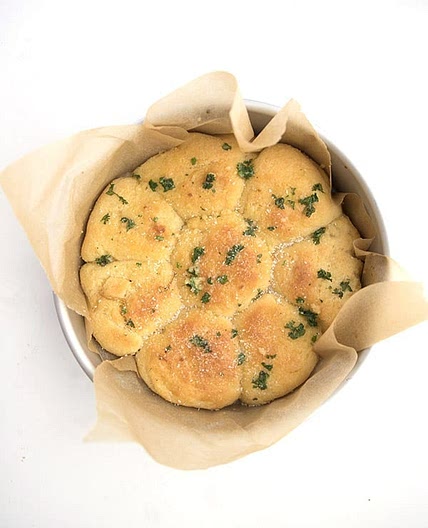 Cheddar Garlic Fathead Rolls