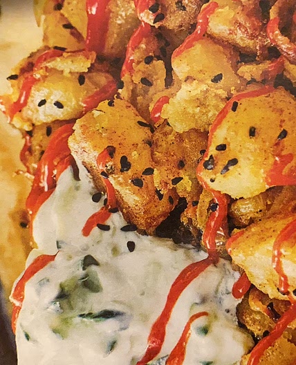 Bombay potato omelette