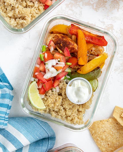 CHICKEN FAJITA MEAL PREP RECIPE