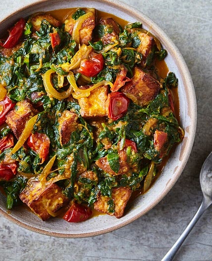 Saag Halloumi  — JOHN WHAITE'S KITCHEN