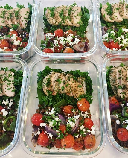Roasted Veggie & Lentil Protein Bowl
