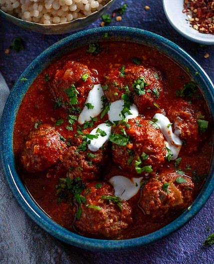 Slow Cooker Moroccan Meatballs