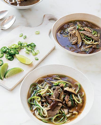 Asian Beef Zoodle Soup