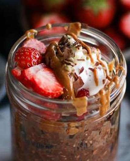 Vegan 'Nutella' Overnight Oats