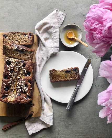 Oat Banana Bread {sugar & flour free}