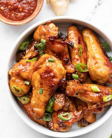 Sticky Ginger Chicken Wings