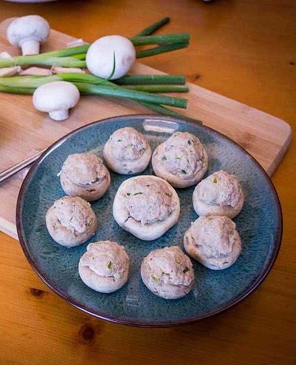 AIP Asian Stuffed Mushrooms Recipe