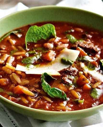Beef-cheek minestrone