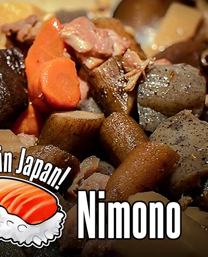 Nimono - Japanese Simmered Vegetables with Chicken