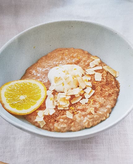 Spiced coconut porridge recipe on Second Nature