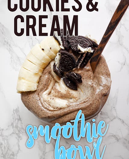 Cookies and Cream Smoothie Bowl