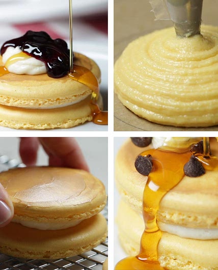 Pancake Macarons Recipe by Tasty