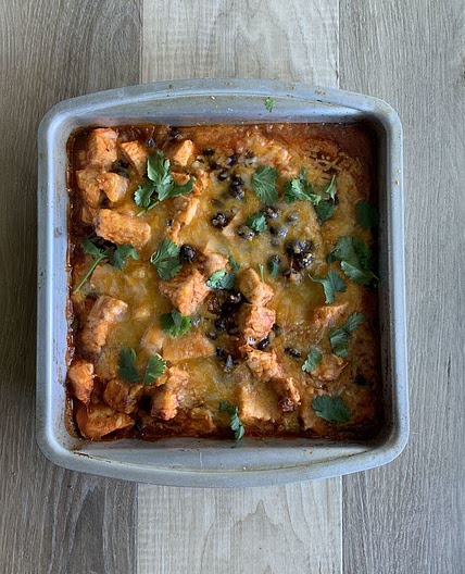 Low Carb Chicken Enchilada Casserole