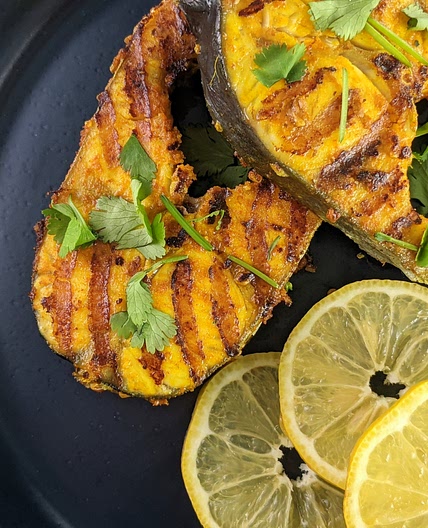 Keto Masala Fish / Spiced Basa Fish / Masala Fish Steak