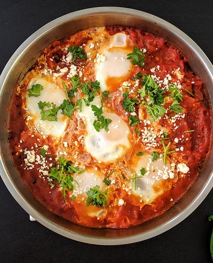 Middle Eastern Shakshuka / Shakshouka /Chakchouka