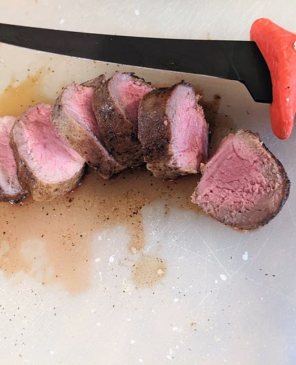 Cast Iron Deer Steak