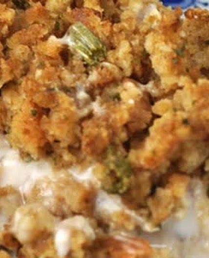 Pork chops & stuffing
