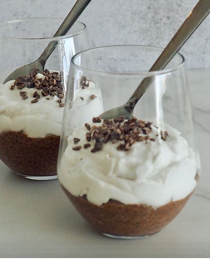 LOW SUGAR CHOCOLATE CHIA PUDDING