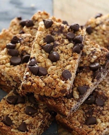 Chocolate Chip Granola Bars