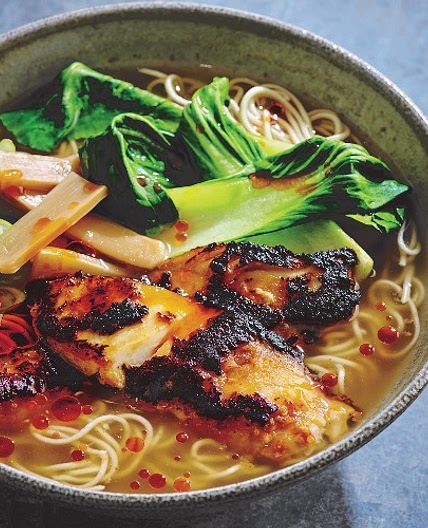 Japanese Miso cod ramen bowl