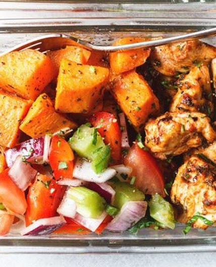 Meal Prep – Roasted Chicken and Sweet Potato