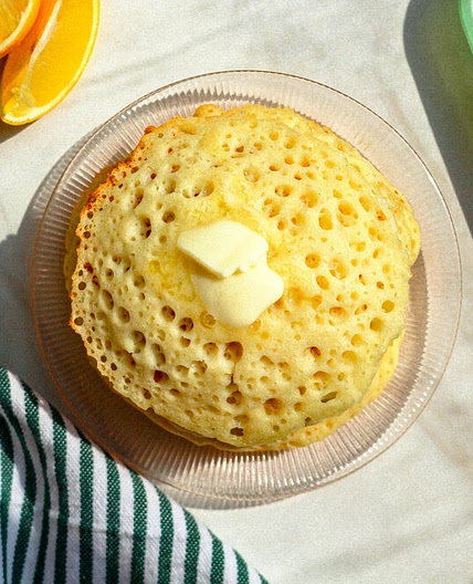 Beghrir: Million Hole Pancakes — Lahb Co. Eats