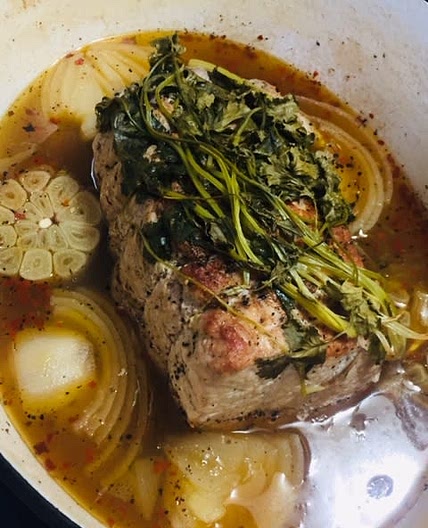 Lime and Cilantro Braised Pork Shoulder
