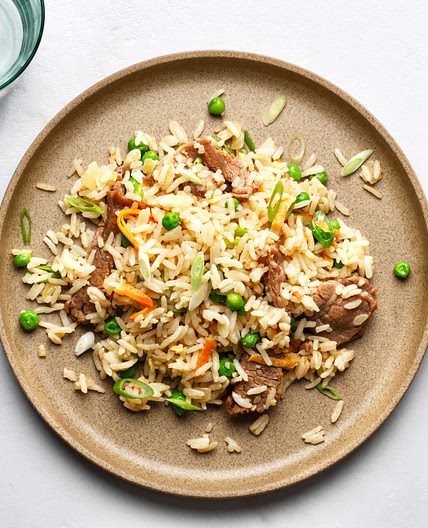 Chinese-Style Beef Fried Rice With Vegetables