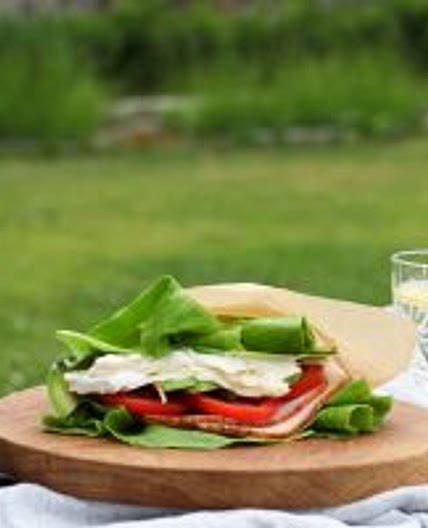 Keto turkey brie salad sub