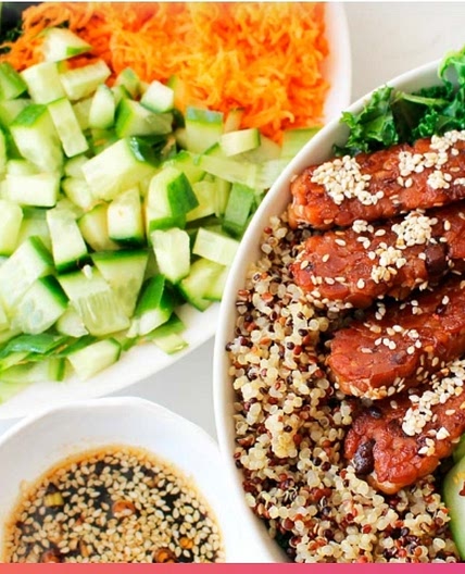 Teriyaki Tempeh Bowl