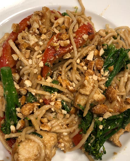 Udon Peanut Butter Noodles