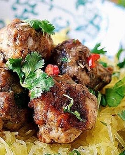 Vietnamese Meatballs & Vermicelli Squash Noodles