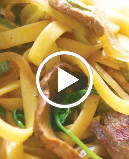 Beef Sukiyaki with Noodles