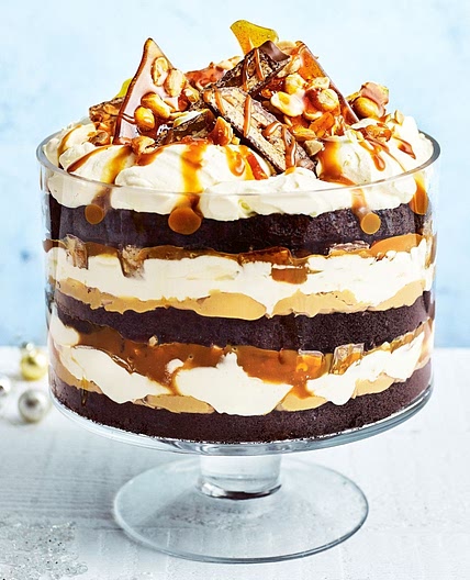 Snickers trifle recipe