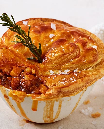 Roast lamb pot pies