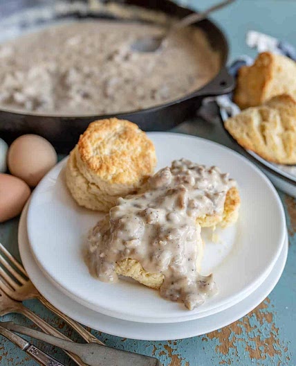 Homemade Biscuits and Gravy