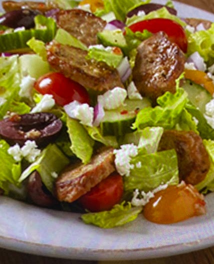 Hot link salad