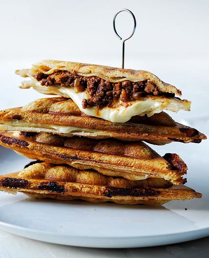 Beef lasagne jaffle