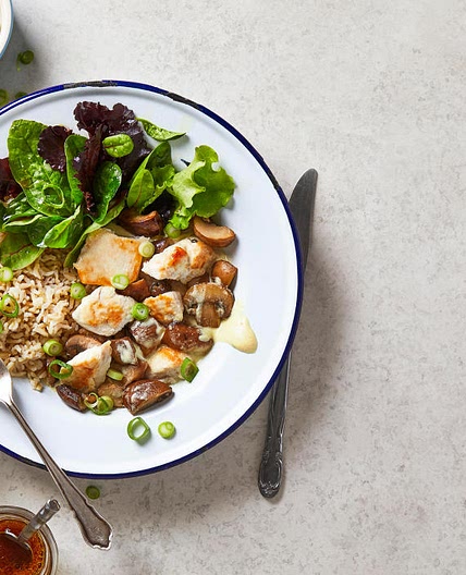 G - 10-Min Creamy Chicken & Mushroom Fricassée