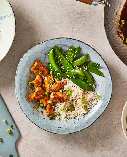 G - 10-minute Teriyaki Chicken With Sesame Greens