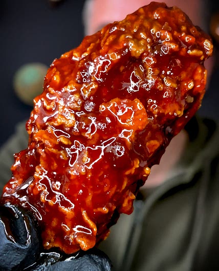 Crispy Cherry Buttermilk Hot Wings
