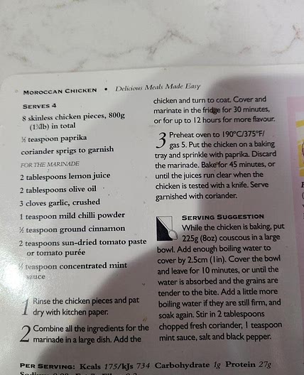 morccan chicken