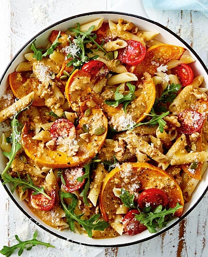 Roasted pumpkin pasta recipe