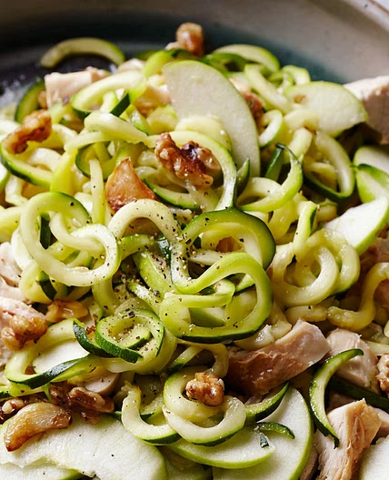 Garlicky Zucchini Noodles