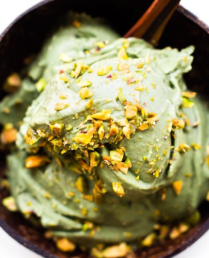 Vegan No-Churn Pistachio Ice Cream