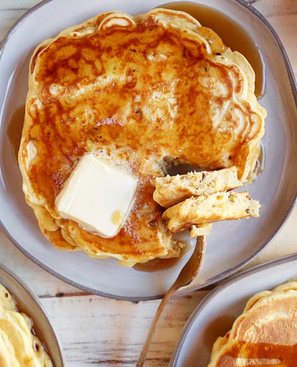 Apple-Pecan Pancakes
